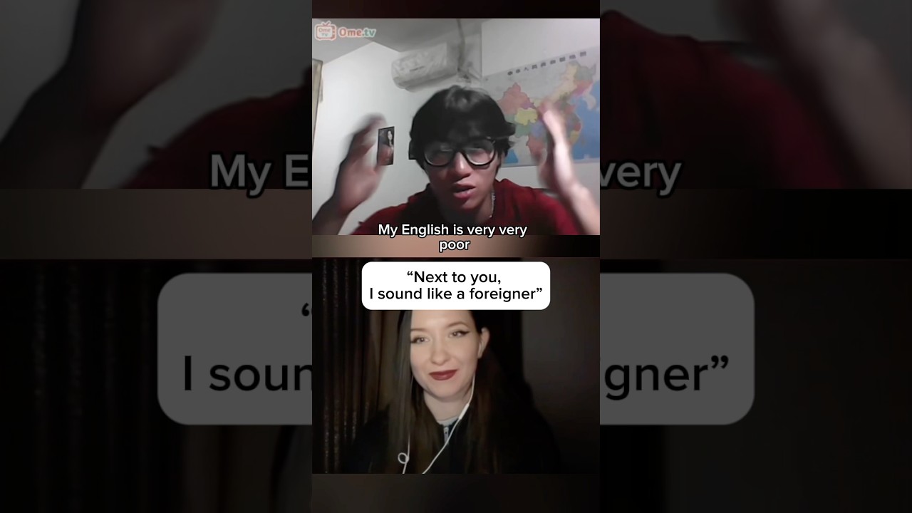 &ldquo;Next to you, I sound like a foreigner&rdquo; | #ometv #chinesereaction #omegle