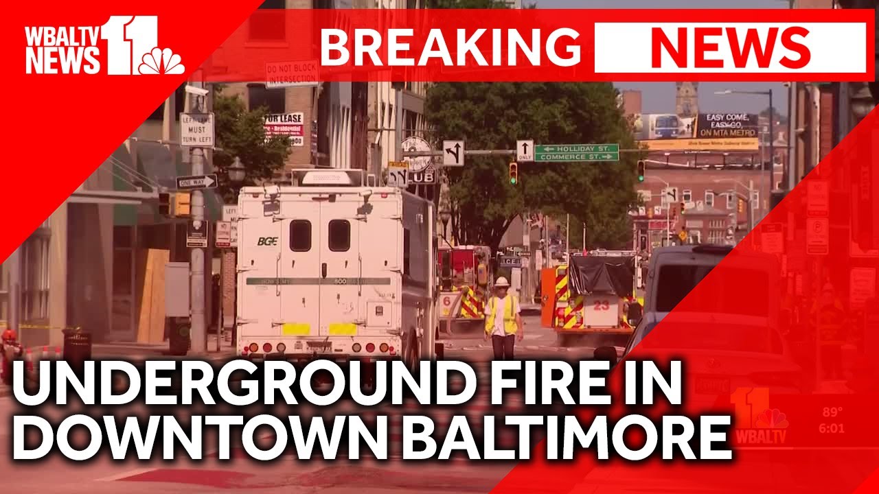 Underground fire reported in Downtown Baltimore