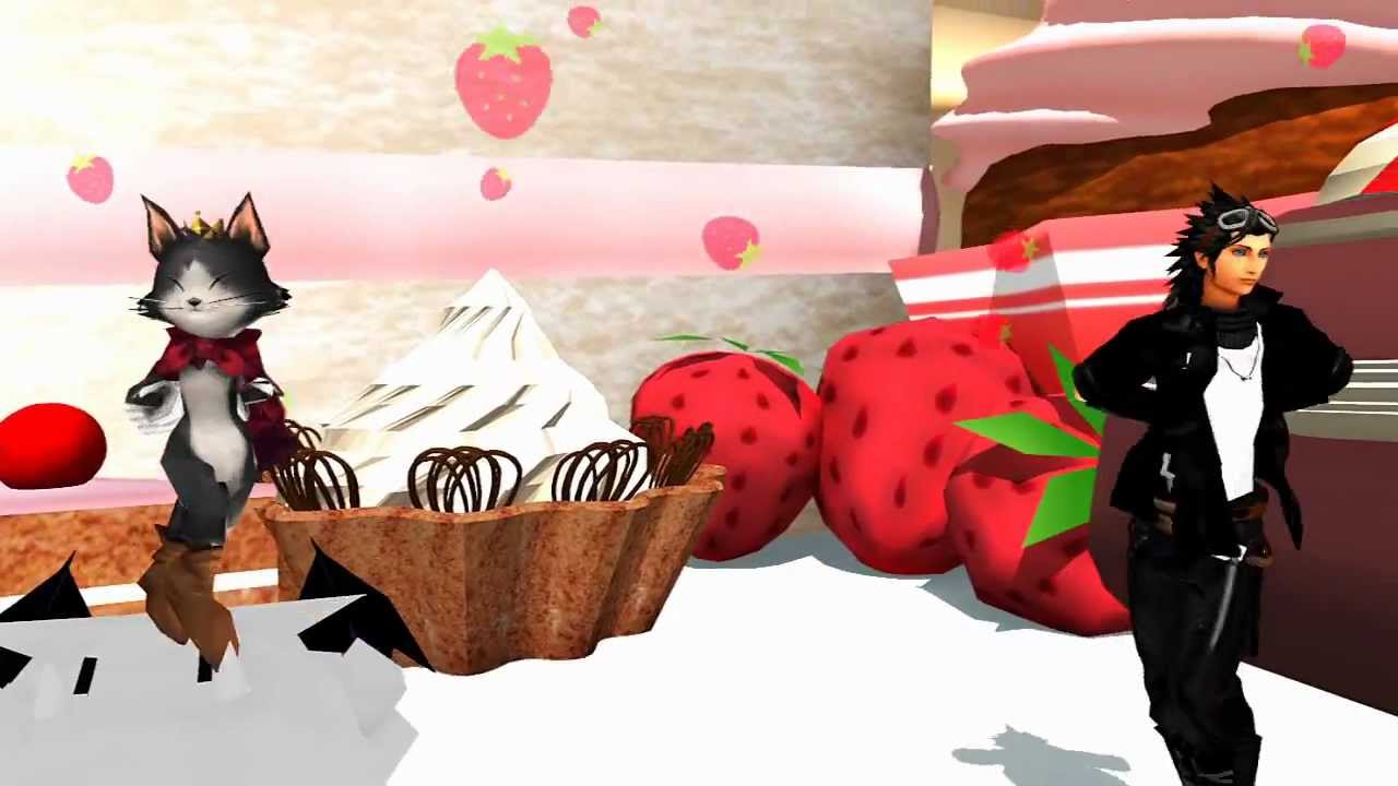 【MMD】超俺得...CCFFⅦザックス＆ケット・シーでSweet Magic