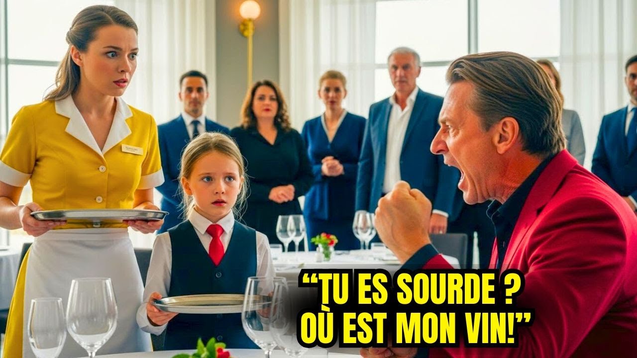 «Tu es sourde ? Où est mon vin ?» — cria le millionnaire. Jusqu’à ce que la fille de la serveuse le