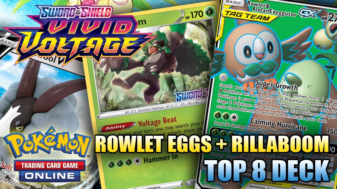 Колода Rowlet & Alolan Exeggutor GX / Rillaboom ВЕРНУЛАСЬ &mdash; ТОП-8 на КРУПНОМ турнире (ККИ Pokemon)