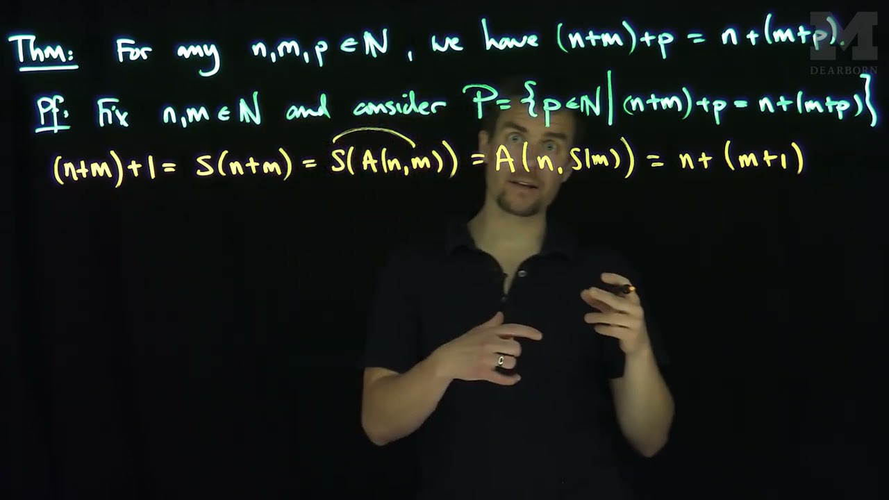Associativity of Addition Operation on the Natural Numbers