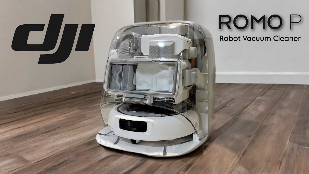 DJI ROMO P - Robot Vacuum Cleaner - Unboxing & Full Test for Home