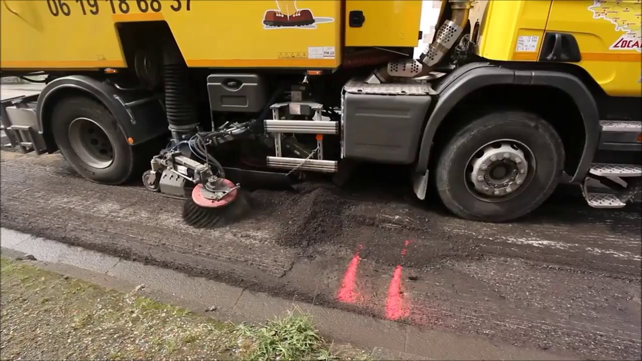 Balayeuse Brock SL 280 / Street Sweeper, Road Sweeper, Kehrmaschine, Veegmachine, Rabotage, Balayage