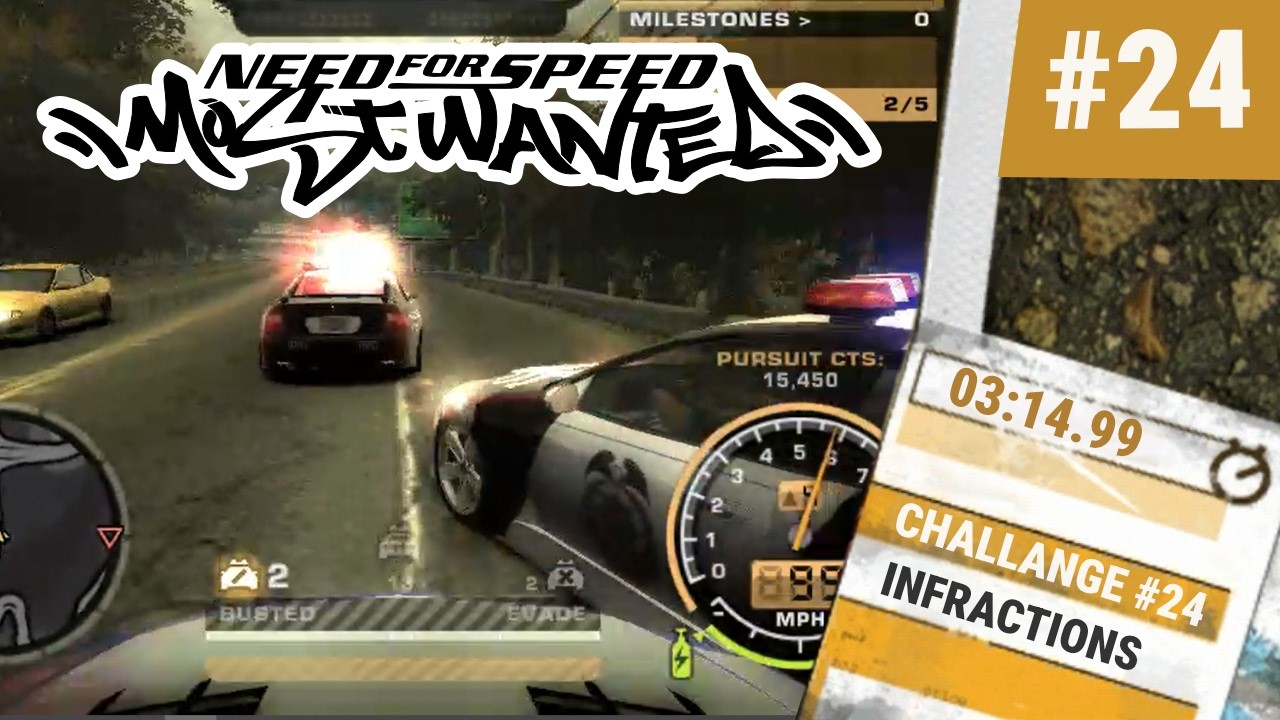 Challenge 24 – Infraction Challenge (5 Infractions) | NFS Most Wanted 2005