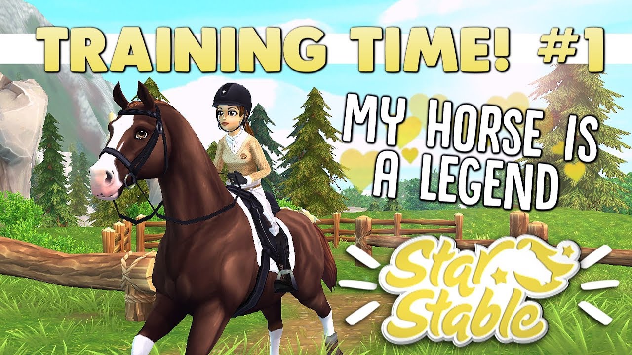 Время тренировок в Star Stable! #1 — Моя лошадь — легенда 👑🐴