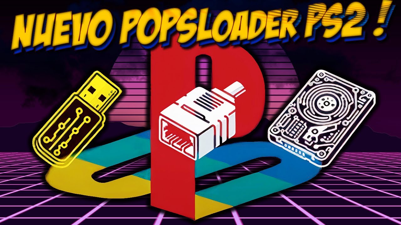 🟢Nuevo POPSLoader PS2 !! Launcher POPStarter para Juegos de PS1 desde USB HDD y SMB en exFAT FAT32