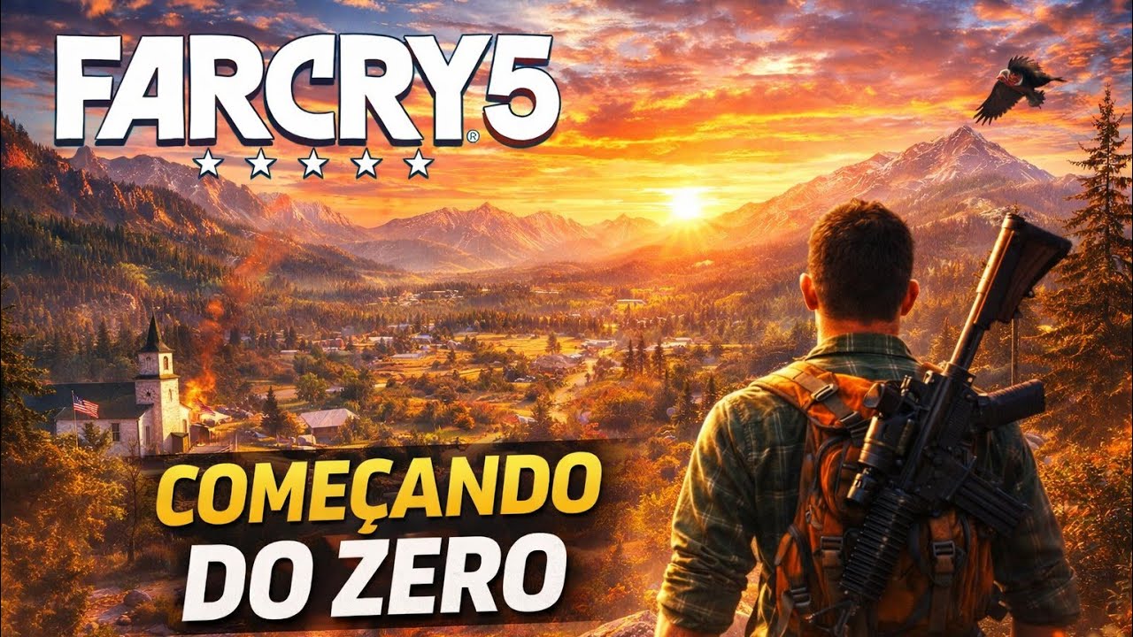 Primeira vez jogando Far Cry 5 | Gameplay ao vivo