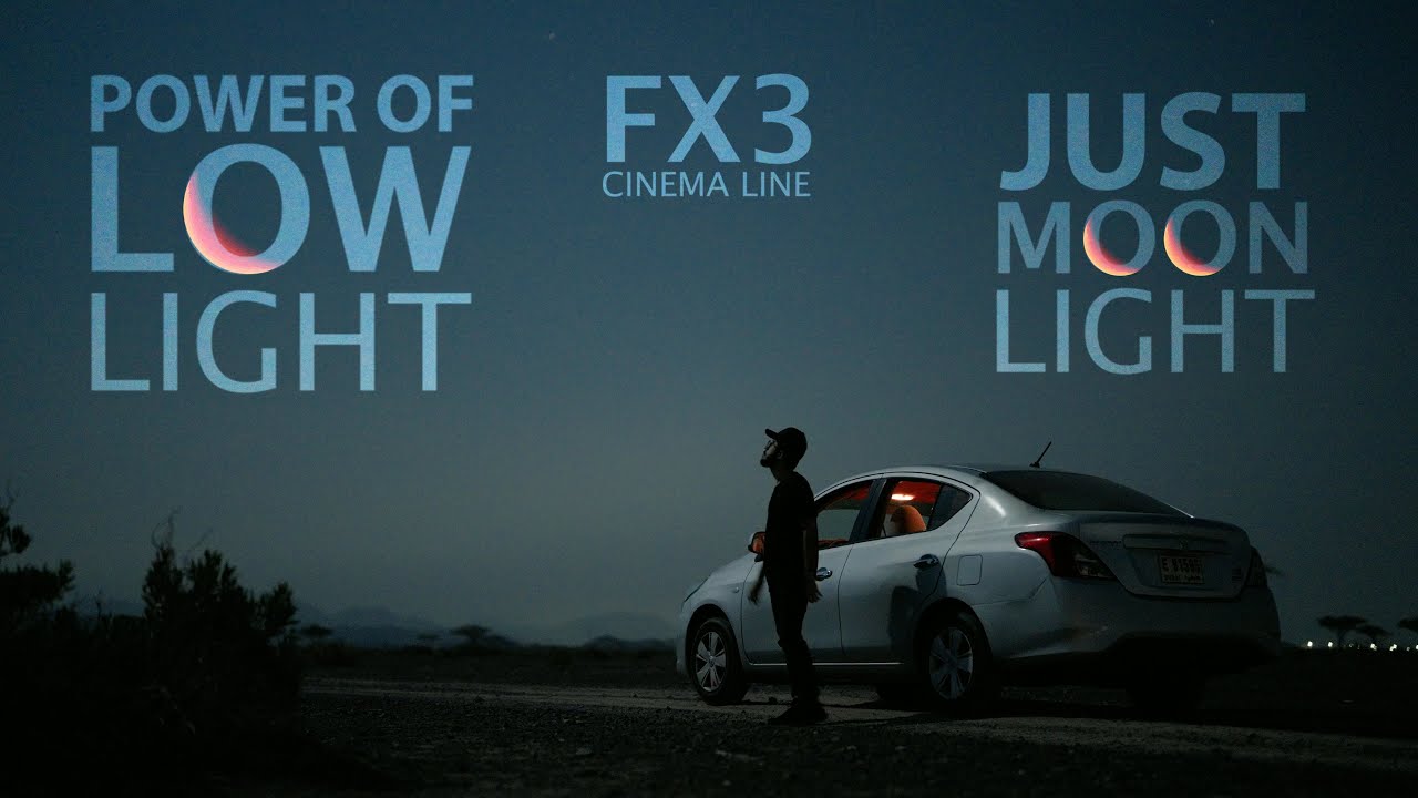 Just moon light | Sony FX3 low light & cinematic test | Cine EI 12800 | (no noise reduction)