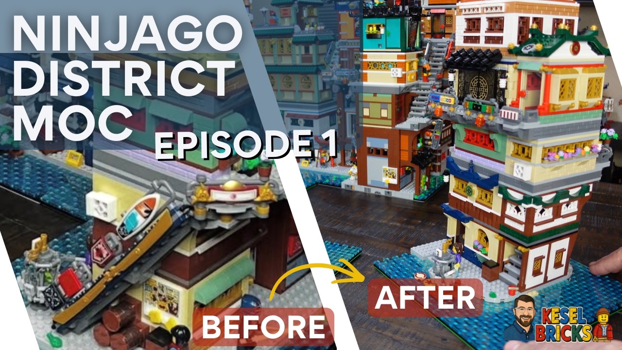 Lego Ninjago MOC Episode 1: Enclosed Stairway and Jewelry Store