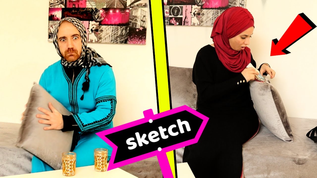 SKETCH - La visite de MAMAN chez TATA HABIBOUCHA (Le coussin)