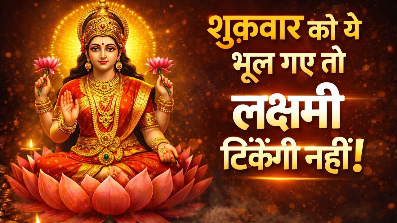 शुक्रवार को ये भूल गए तो, लक्ष्मी माता नाराज़ हो जाती हैं | Lakshmi Mantra for Money & Prosperity