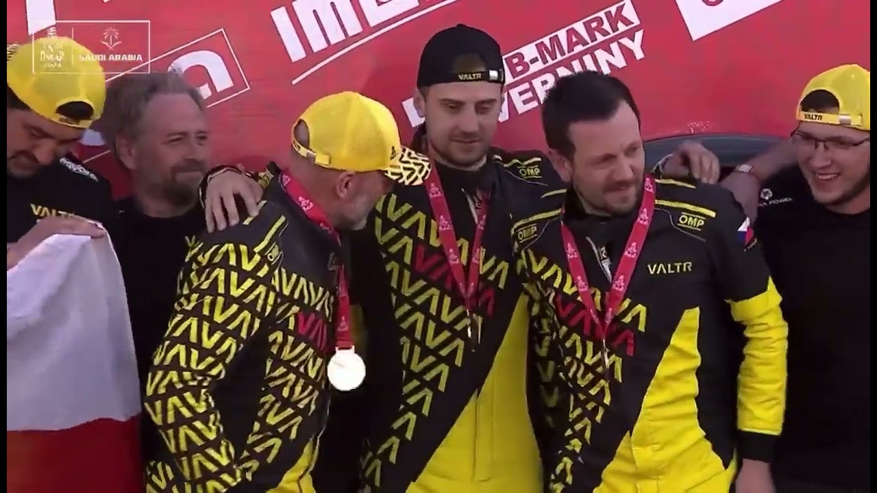 Podium Ceremony VALTR RACING TEAM | DAKAR 2024 #dakar #motorsport #trucklife #dakar2024