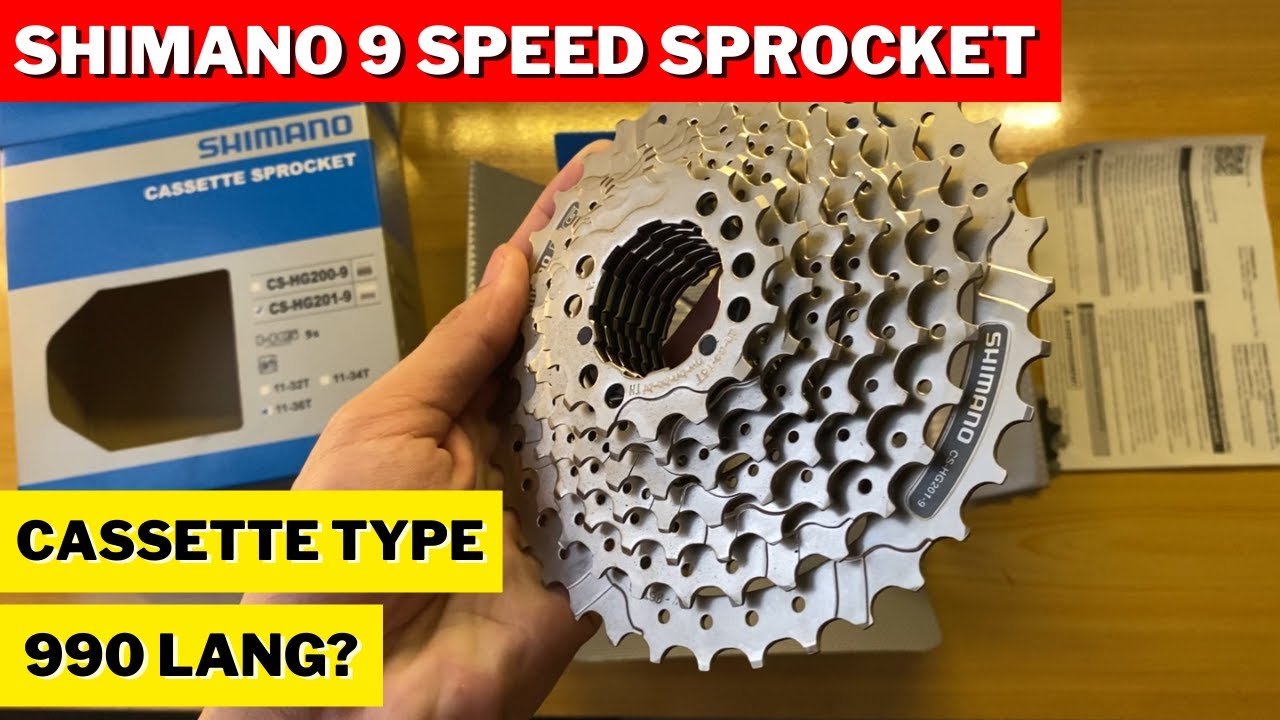 Unboxing Shimano 9 Speed cogs cassette sprocket HG200-9 11-36T ORIGINAL | Noris Bikeshop