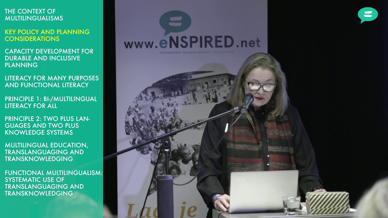 Multilingualism & Education: international guest lecture (part 1) - Kathleen Heugh