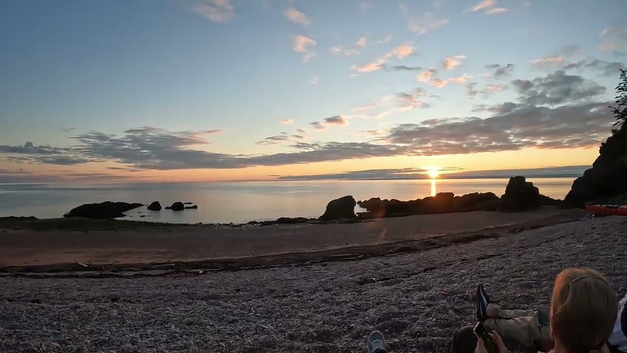 Seal Cove Sunset POV, Bay of Fundy, Nova Scotia