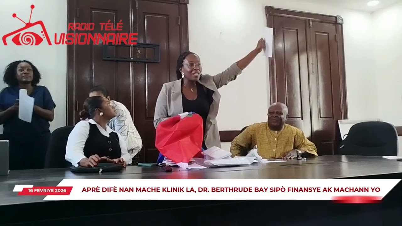 BÈL JÈS! APRÈ DIFÈ NAN MACHE KLINIK LA, DOKTÈ BERTHRUDE BAY SIPÒ FINANSYE AK MACHANN YO AK PONPYE!