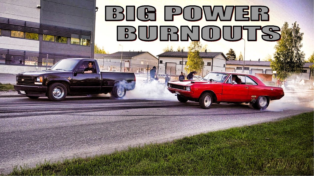 MUSCLE CARS, HORSEPOWER & BURNOUTS!! - Järvenpää Cruising 5/2024