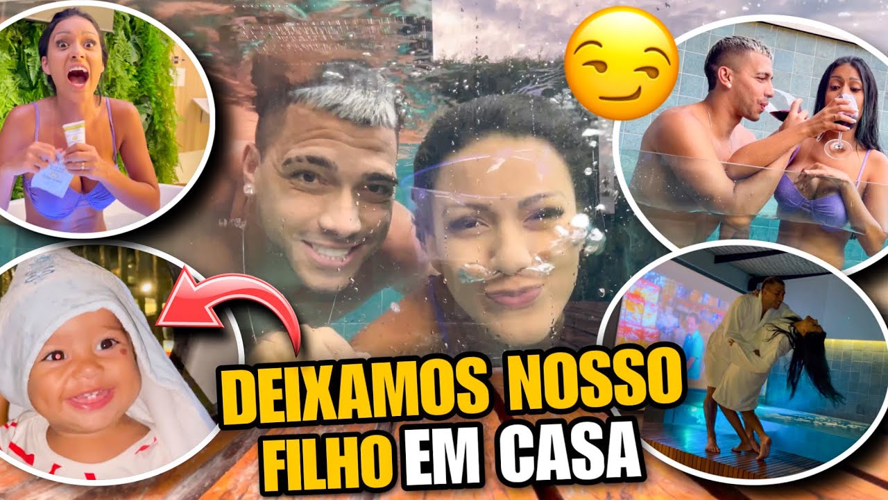 FOMOS PARA UM QUARTO DE LUXO SEM NOSSO BEBÊ PELA PRIMEIRA VEZ! 😱 *olha como ele ficou*
