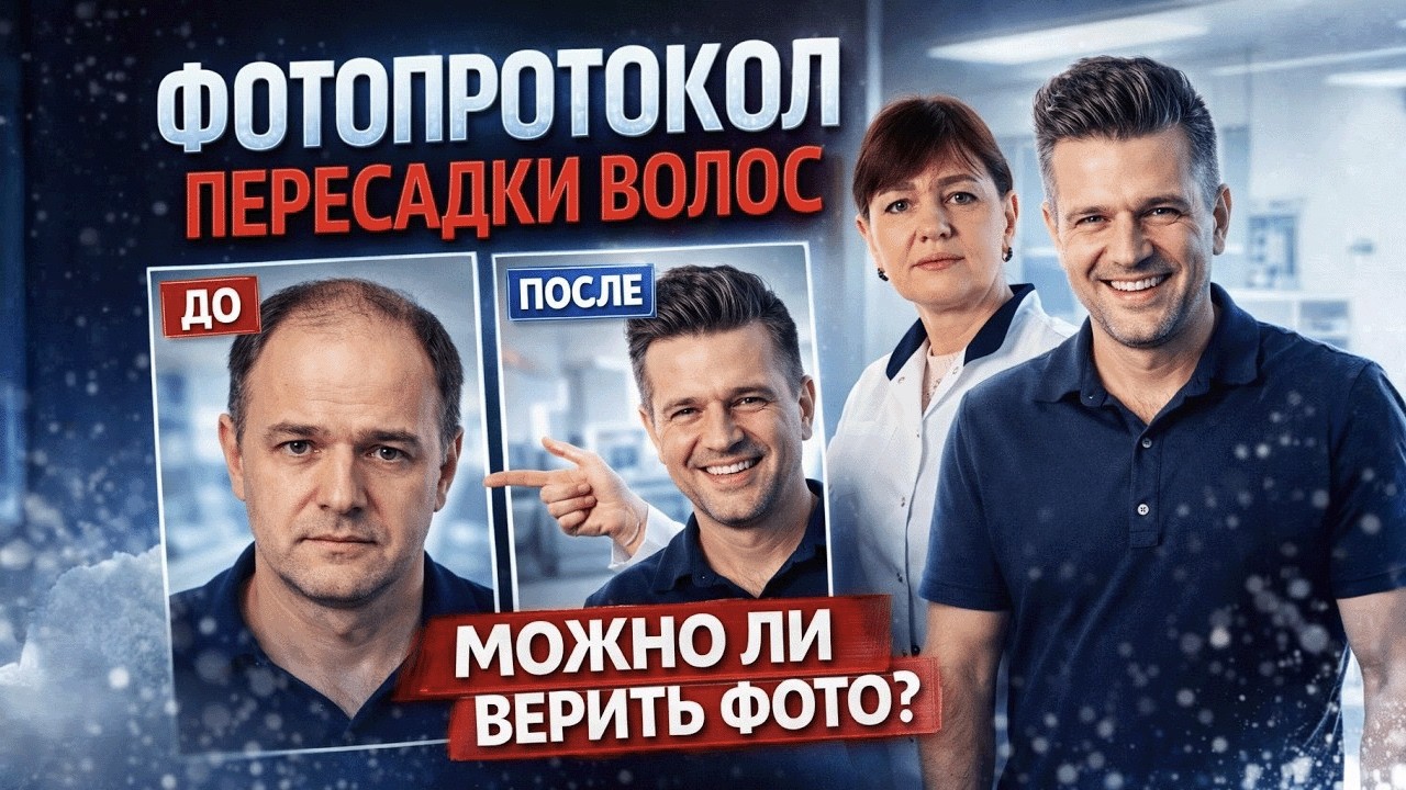 Фотопротокол пересадки волос: как понять что  результат настоящий?