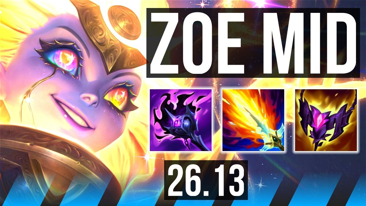 ZOE vs JAYCE (MID) | Deathfire Touch | KR Master | 26.13