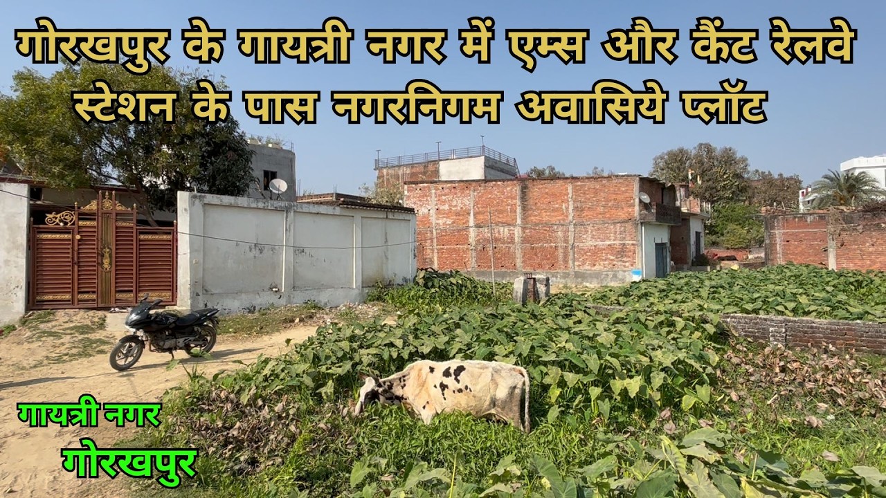 PLOT FOR SALE IN GORAKHPUR I गोरखपुर के गायत्री नगर में  नगरनिगम अवासिये प्लॉट I