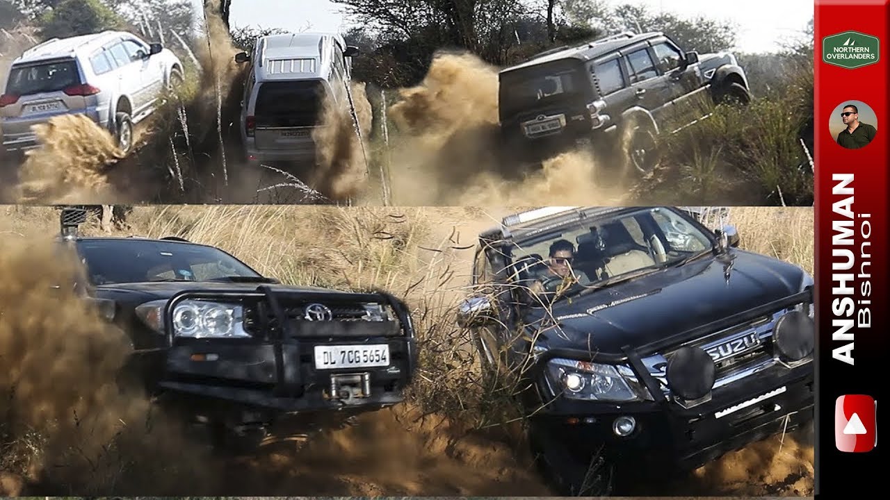 Isuzu V-Cross OUTPERFORMS Scorpio, Storme, Pajero Sport, Fortuner, Thar…on offroad obstacles