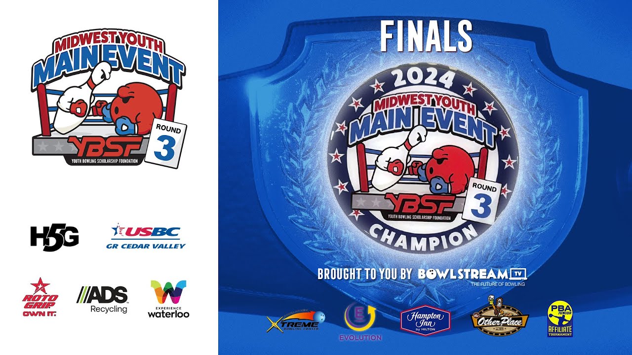 LIVE | 2024 Midwest Youth Main Event - Round 3 | FINALS | Youth Bowling