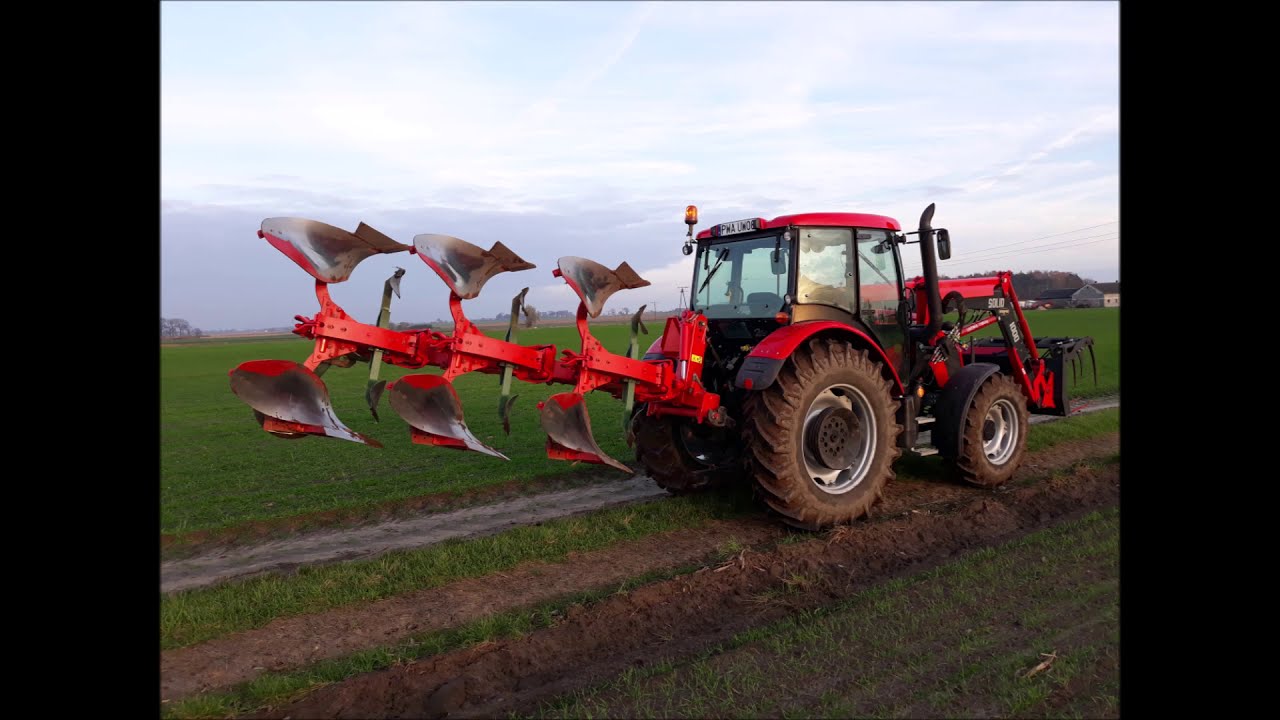 Zetor Proxima 90 z nowym nabytkiem pługiem VOGEL&NOOT Orka zimowa