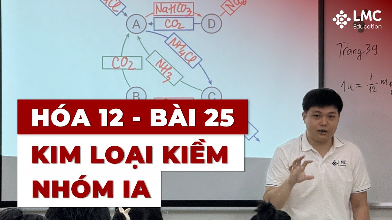 Kim loại kiềm, nhóm 1A | Hóa 12 🟥 Bài 25 (chương trình mới)