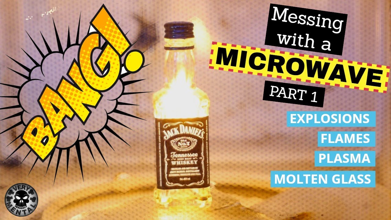 MICROWAVE OVEN Vs RANDOM METAL STUFF = EXPLOSIONS (EXPERIMENT) Dangerous! Don&rsquo;t try this at home!