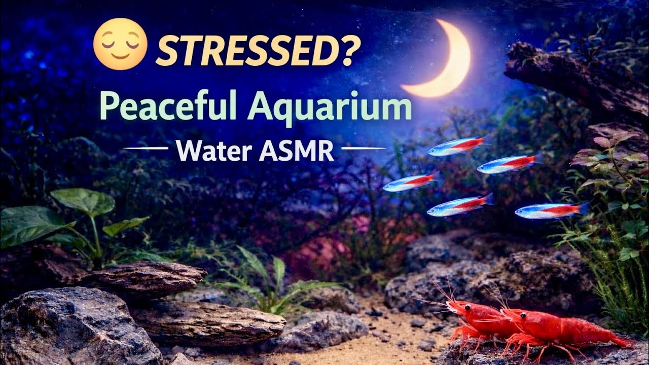 Feeling Stressed? Relax With This Peaceful Aquarium | Water ASMR