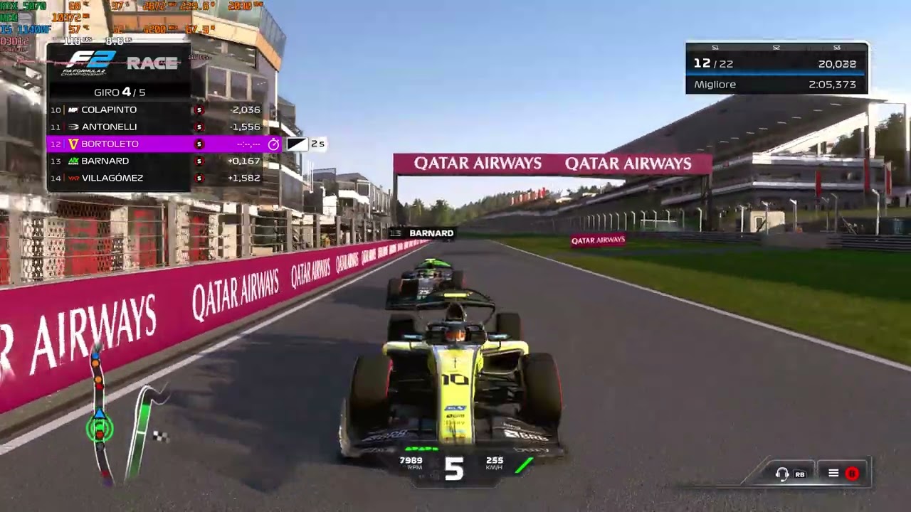 F1® 24 - F2 Race Rtx 5070 Intel I5 11400F TAA 2K  Max Settings