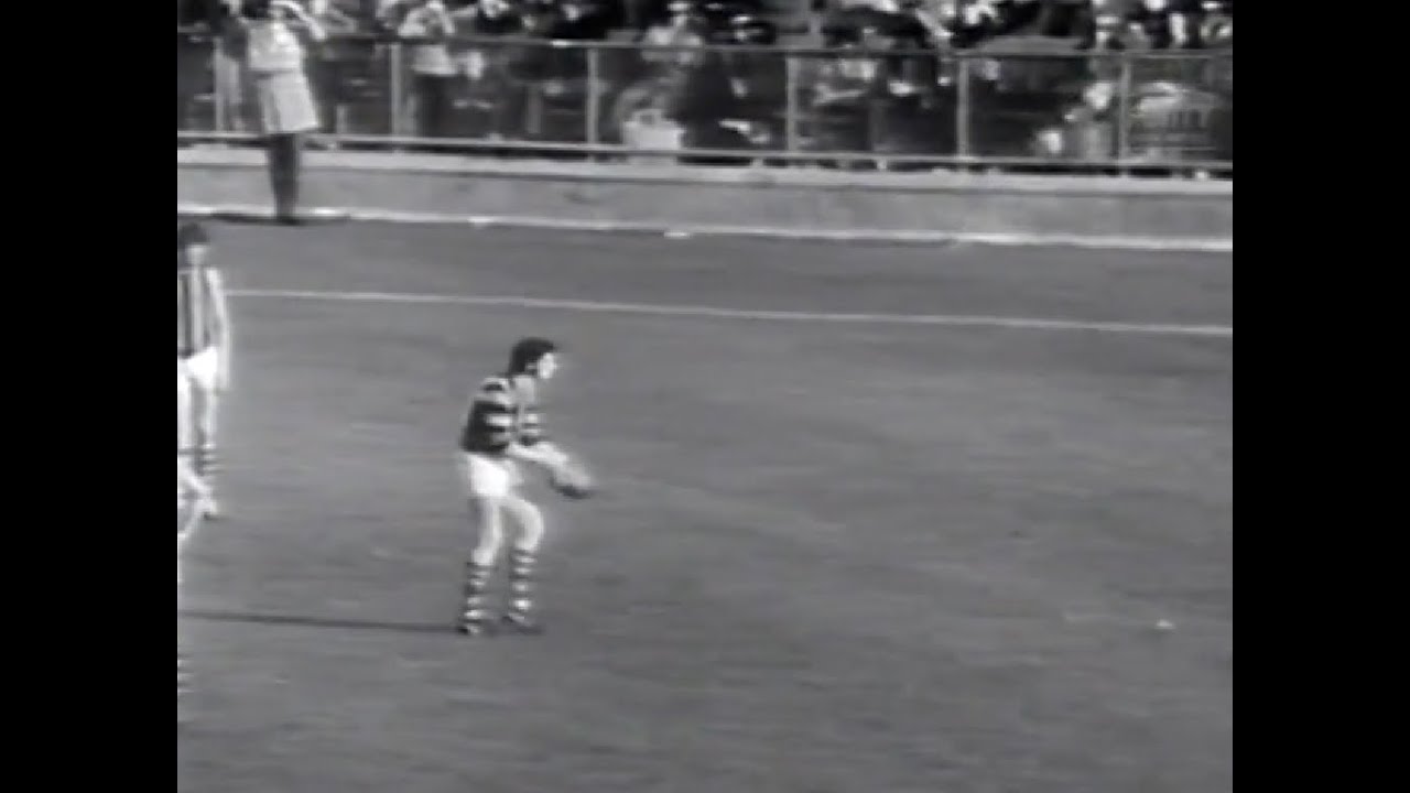 Peter Hudson's comeback. Round 21 1973 Collingwood v Hawthorn.