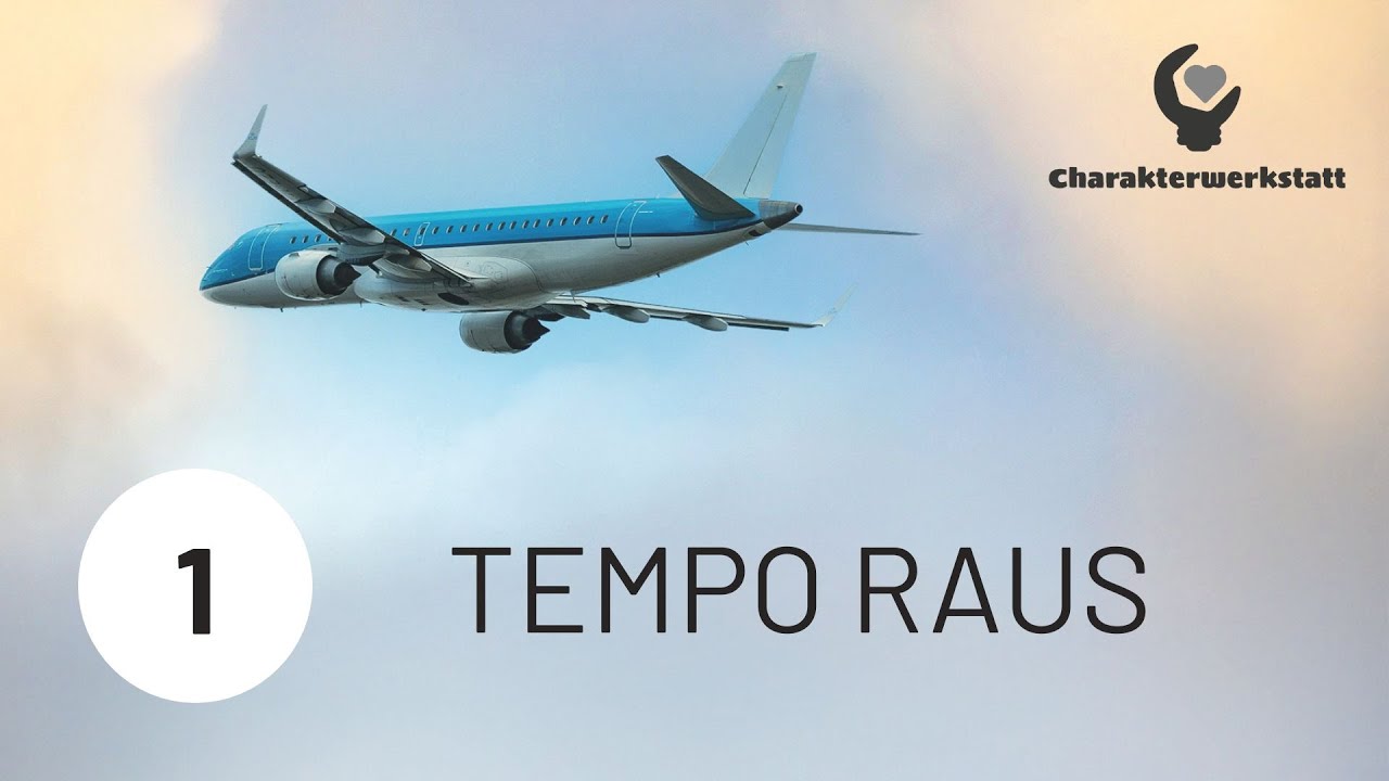 Tempo raus | N&auml;he suchen - Folge 1 | Charakterwerkstatt #1