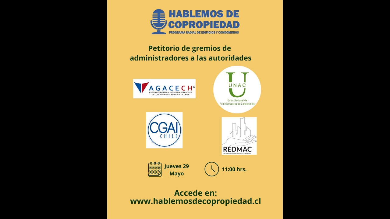Petitorio de gremios de administradores a las autoridades