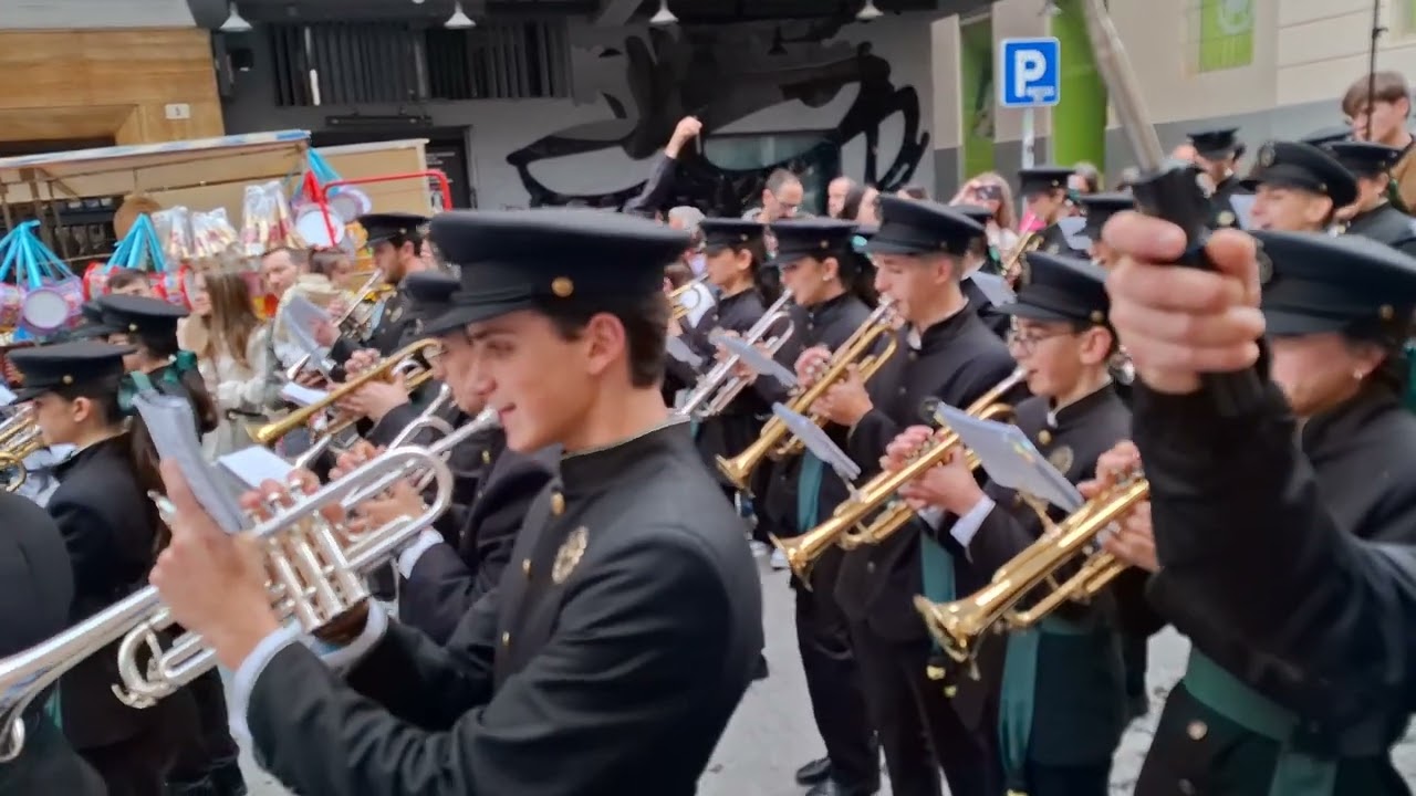 Domingo de Ramos Málaga 2025 La Pollinica Agrupación Musical La Vera Cruz de Campilos .