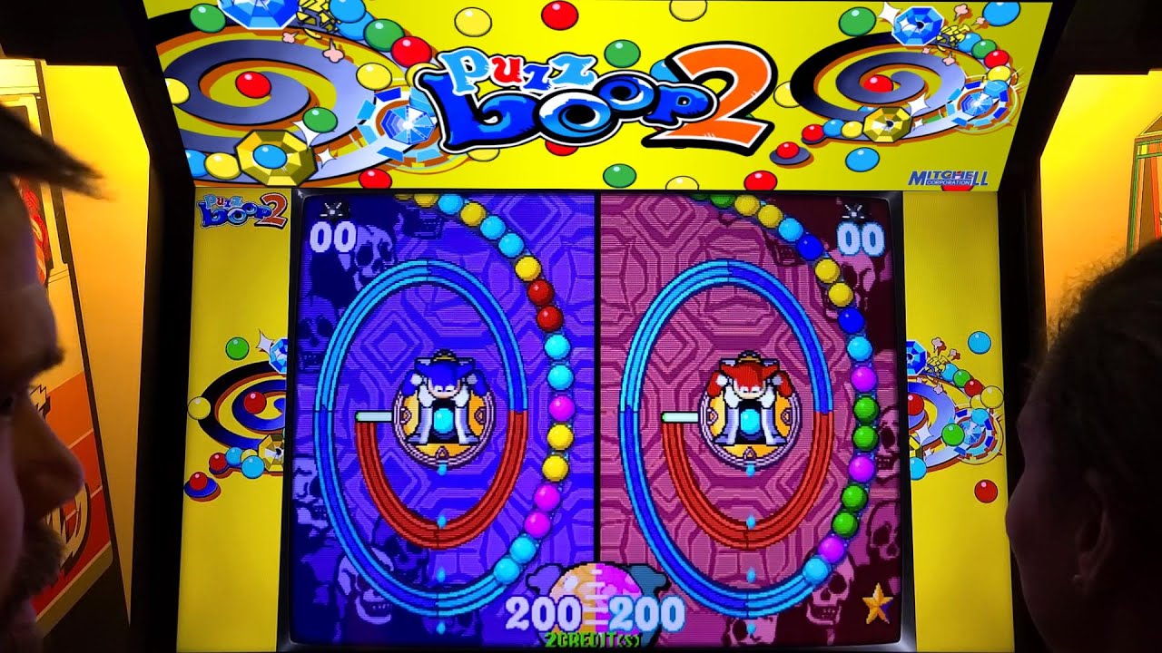 Puzz Loop 2 Arcade Cabinet для двух игроков MAME с функцией Marquee