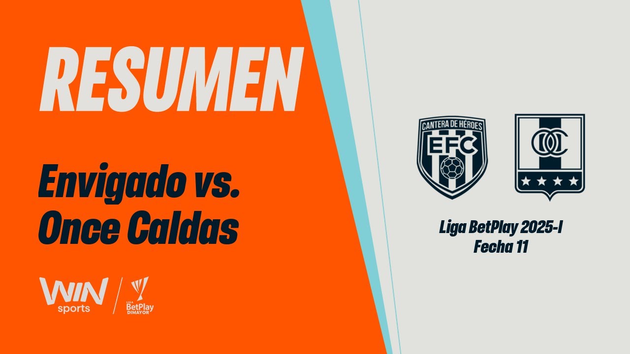 Envigado vs. Once Caldas (resumen y goles) | Liga BetPlay Dimayor 2025-1 | Fecha 11