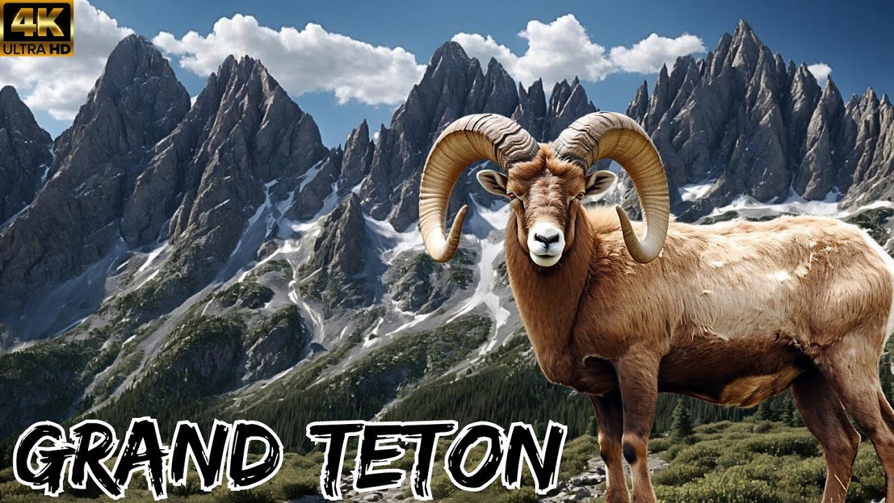 Parque Nacional EL GRAND TETON: Montañas Extremas y Fauna Salvaje  #animales #documental