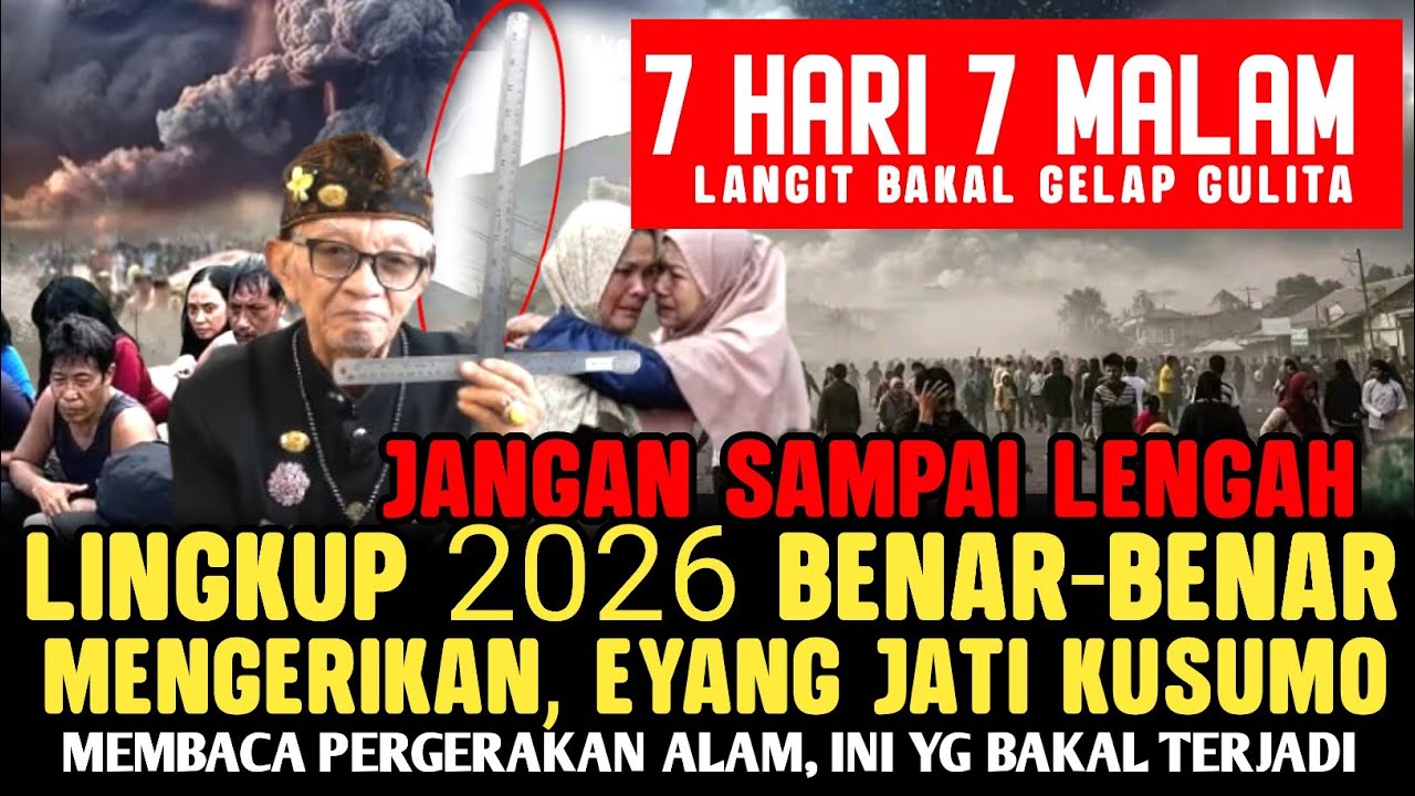 GAWAAT!! Tertulis Jelas Dalam Serat Jayabaya, Pesan Mengerikan Dibalik Cuaca Extrime Saat Ini