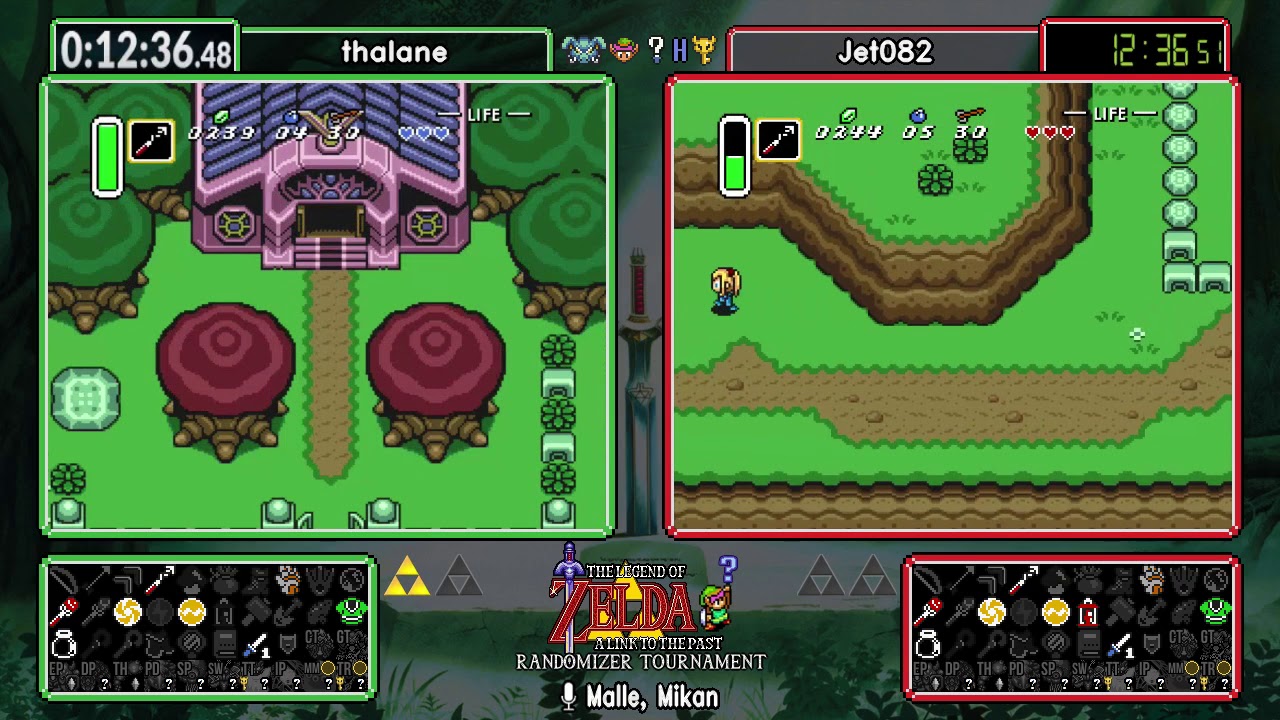 thalane vs Jet082. Top [8] Game [2] ALTTPR Fall Tournament 2018
