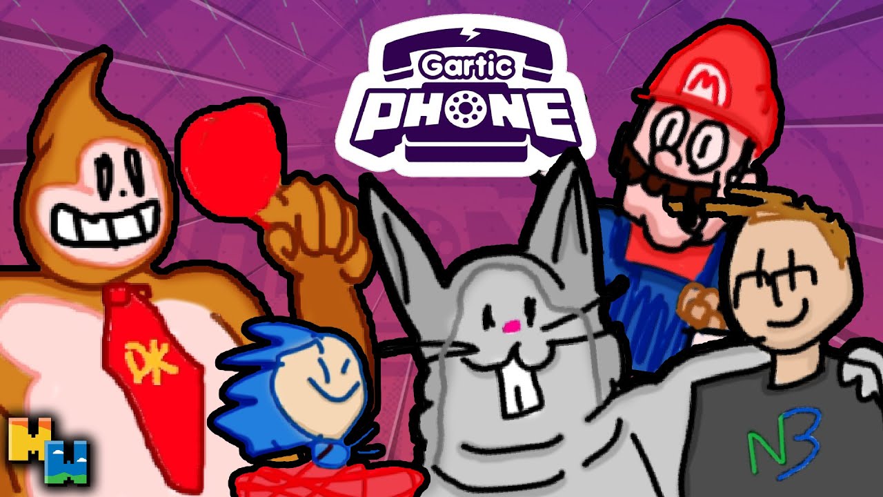 Messing Around In Gartic Phone With Minus World