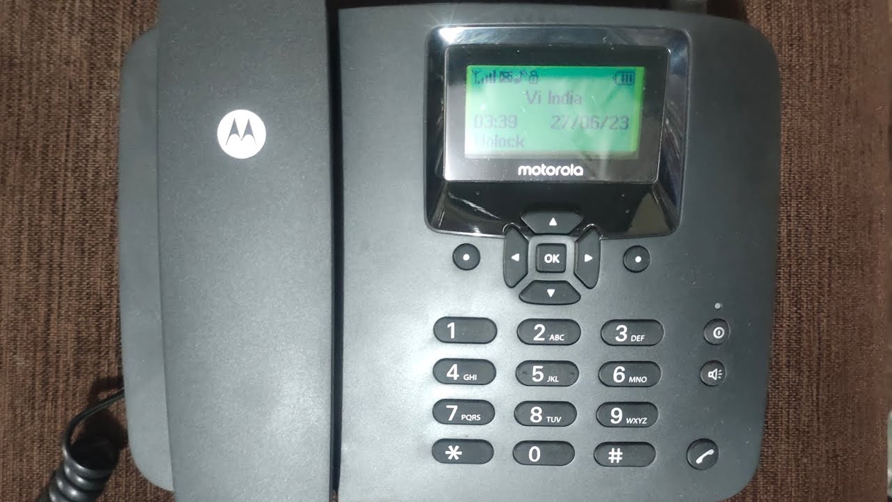 Motorola FW200L Telephone Corded|Sim Supported😱|