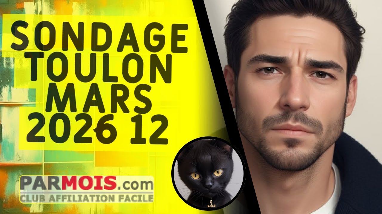 Sondage Toulon Mars 2026 12