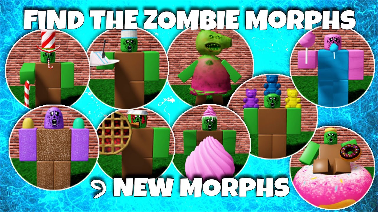 Find The Zombie Morphs - 9 NEW Zombie Morphs [Candy Land Map] 🔥 Roblox