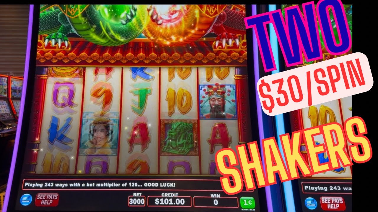 Two $30 Max Bet SHAKERS On TWIN 🐉 Triple Fortune Dragon