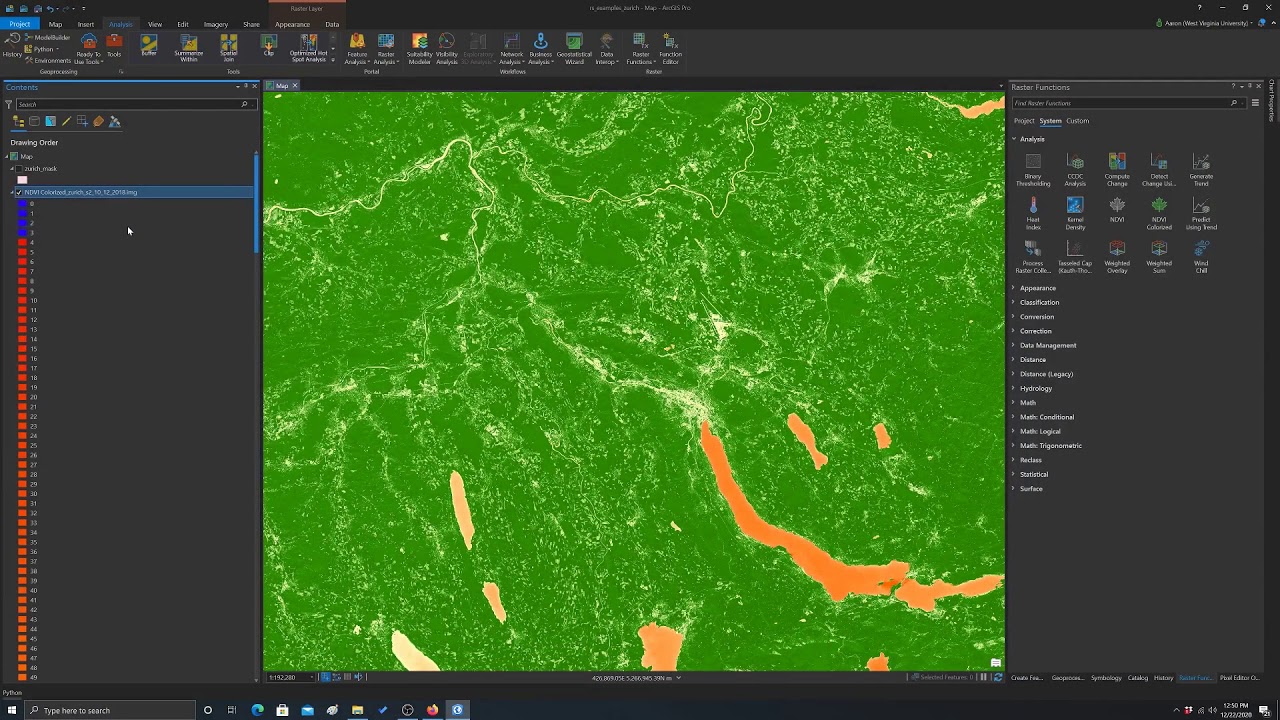 ArcGIS Pro: Image Band Ratios