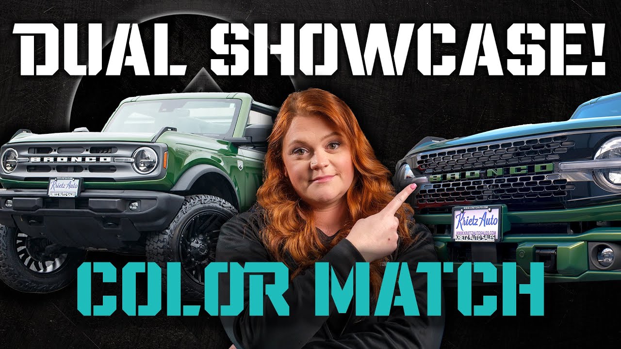 LIFTED 2022 Ford Bronco vs Color Matched Bronco | Rough Country | Fuel | Mickey Thompson