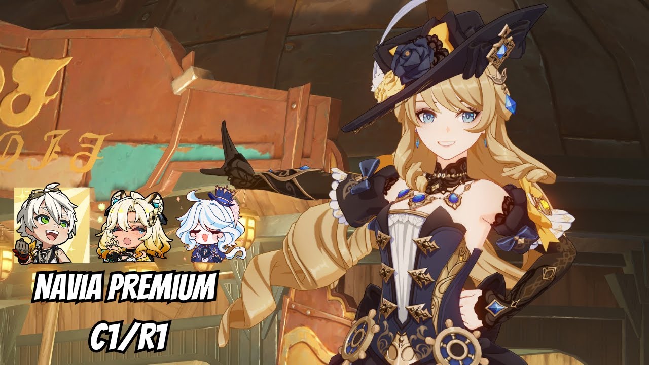C1/R1 Navia  | Spiral Abyss 6.3 | Genshin Impact